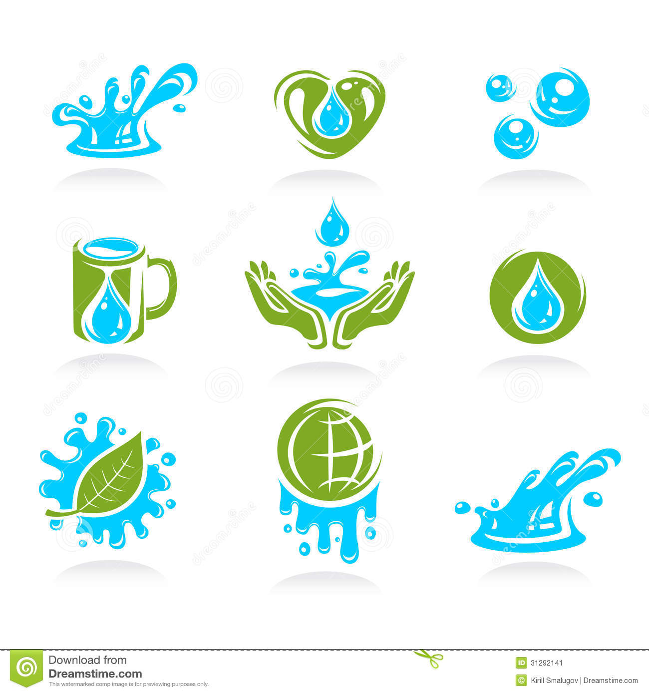 Water Icon Vector