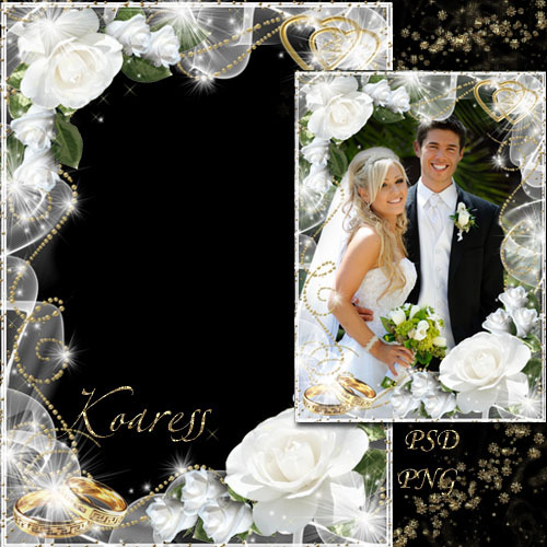 Wedding Frame Photoshop PSD Templates Wedding Frame Photoshop PSD Templates