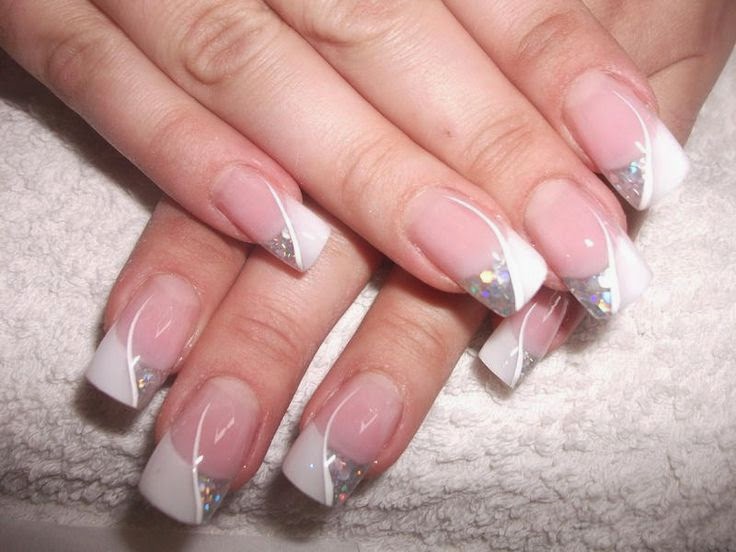 Wedding French Manicure Nail Designs