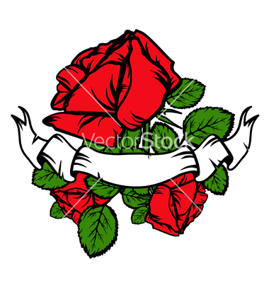 White and Red Roses Banner Images