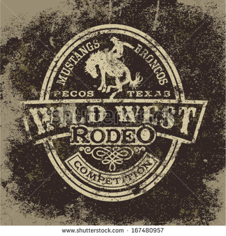 Wild West Rodeo Vector