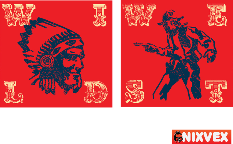 Wild West Vector Art Free