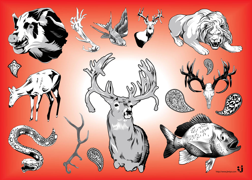 Wildlife Vector Art Wildlife Vector Art