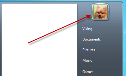 Windows 7 Change User Account Icon