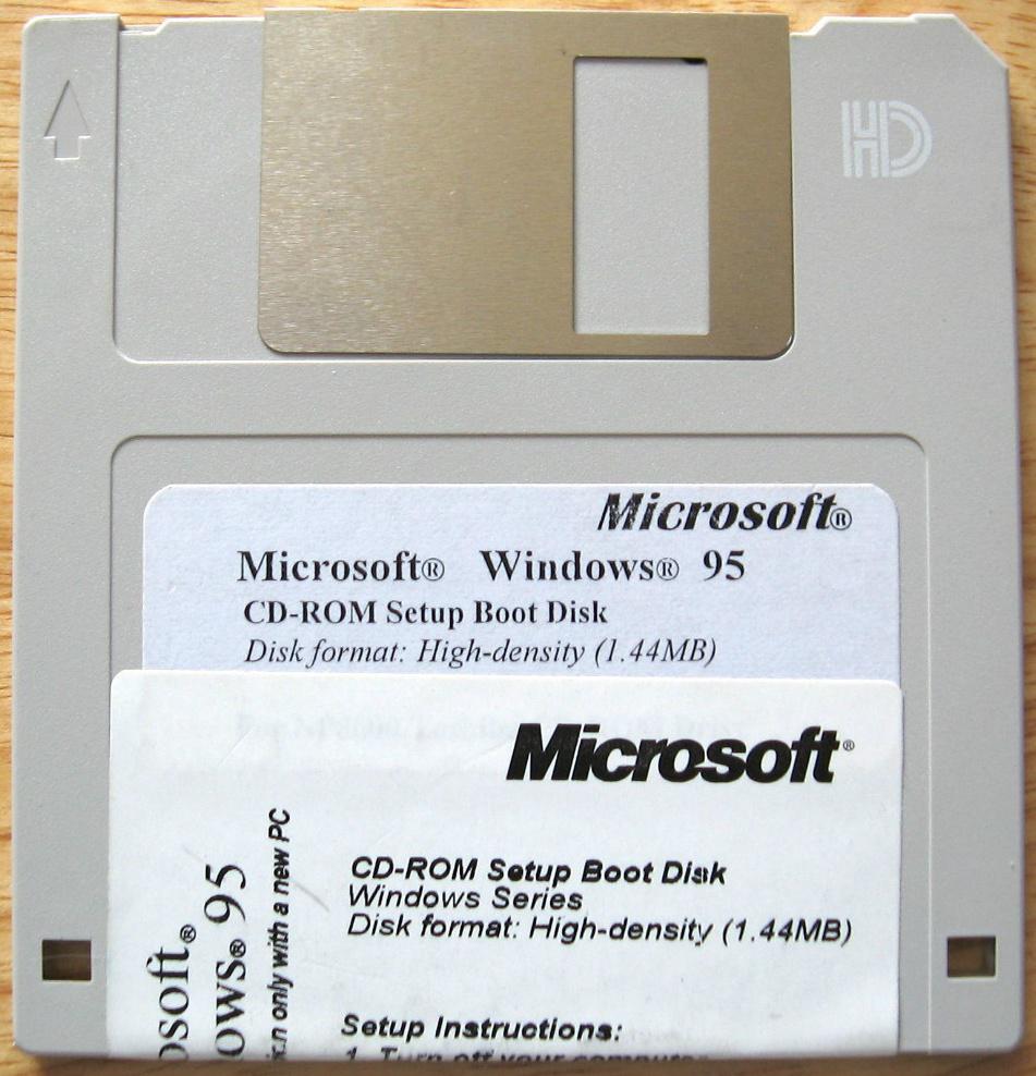 Windows 95 Install Disk ISO