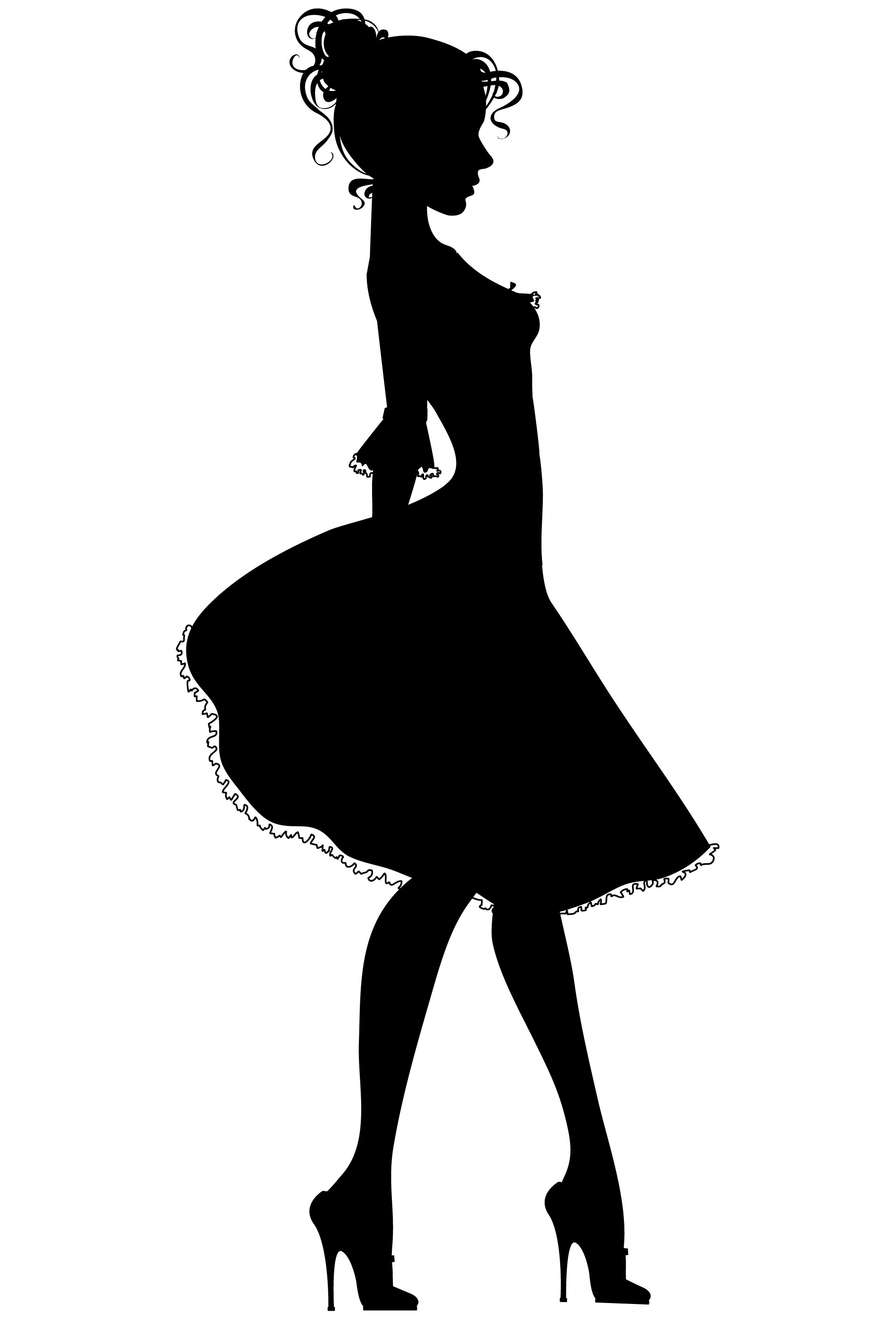 Woman Silhouette Dress