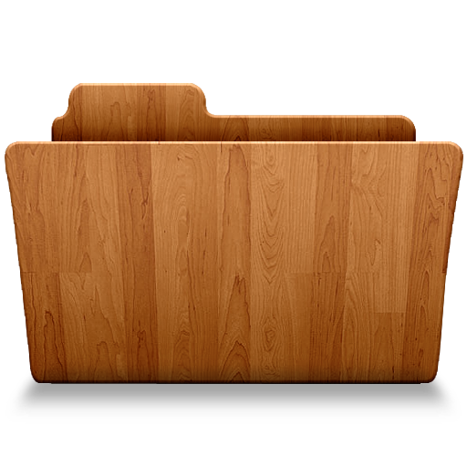 Wood Folder Icons