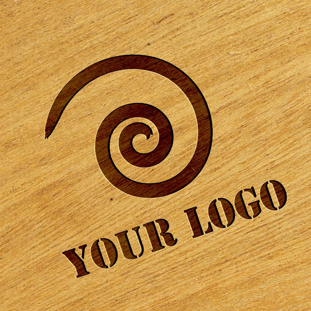 Wood Laser-Cut Logo