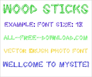 Wood Stick Font Free