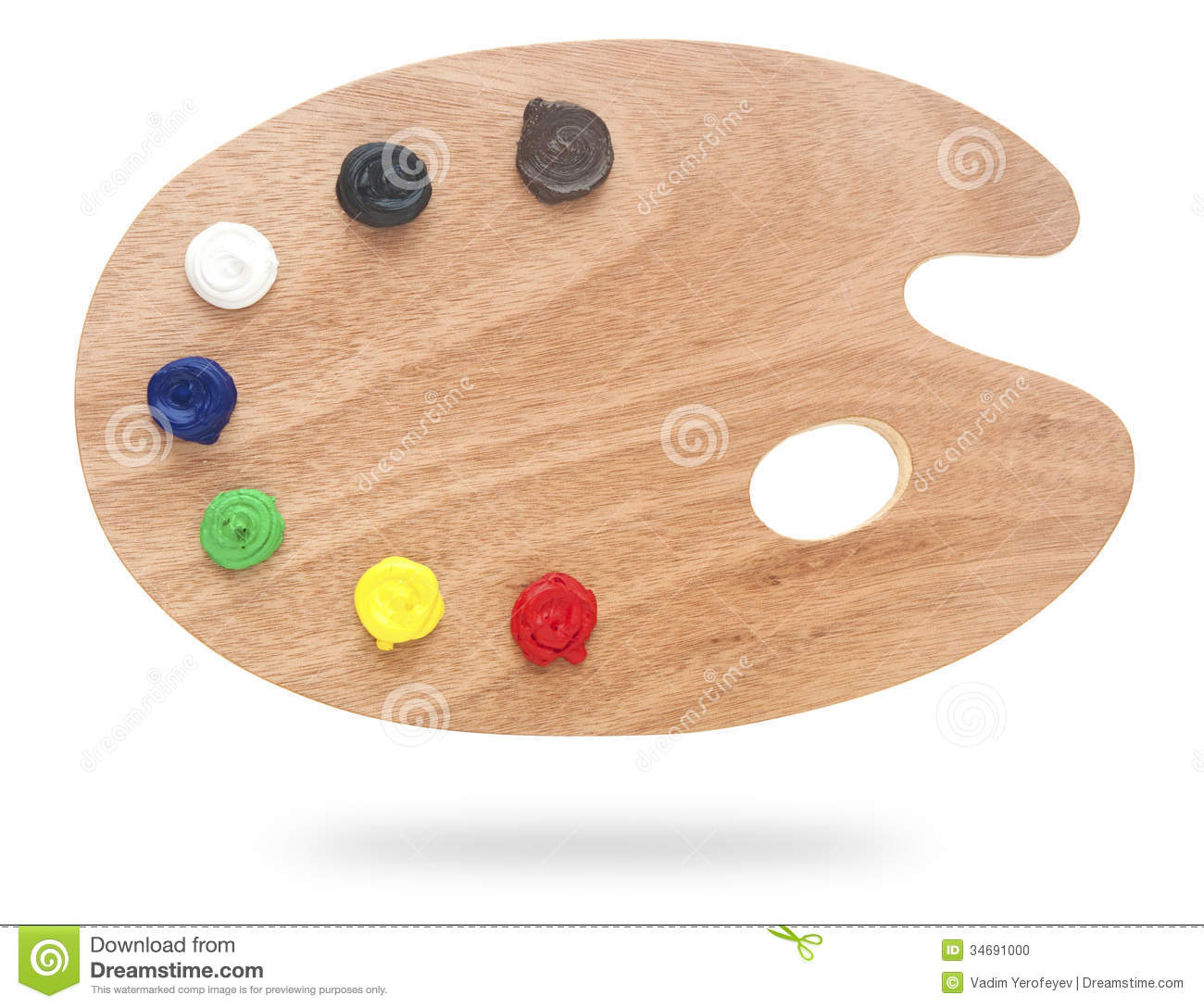 Wooden Art Palette