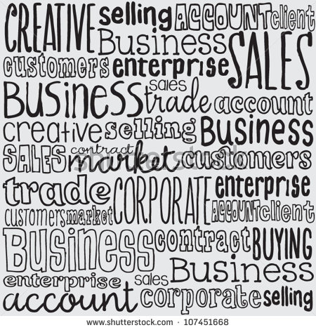 12 Vector Business Words Images