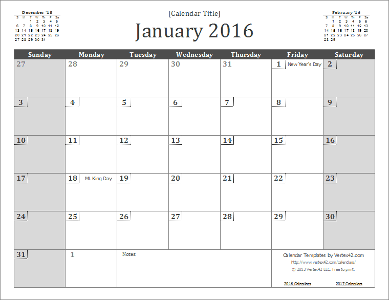 2014 Monthly Calendar Templates 2014 Monthly Calendar Templates