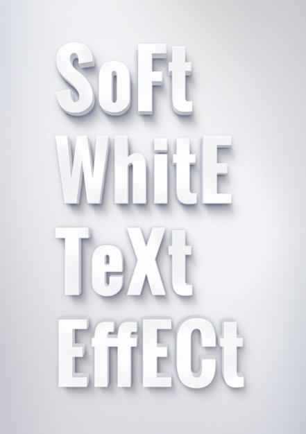 3D Text Effect PSD Free Download