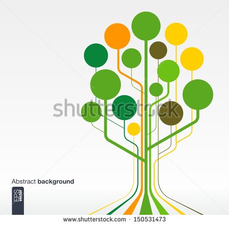 Abstract Business Growth Tree