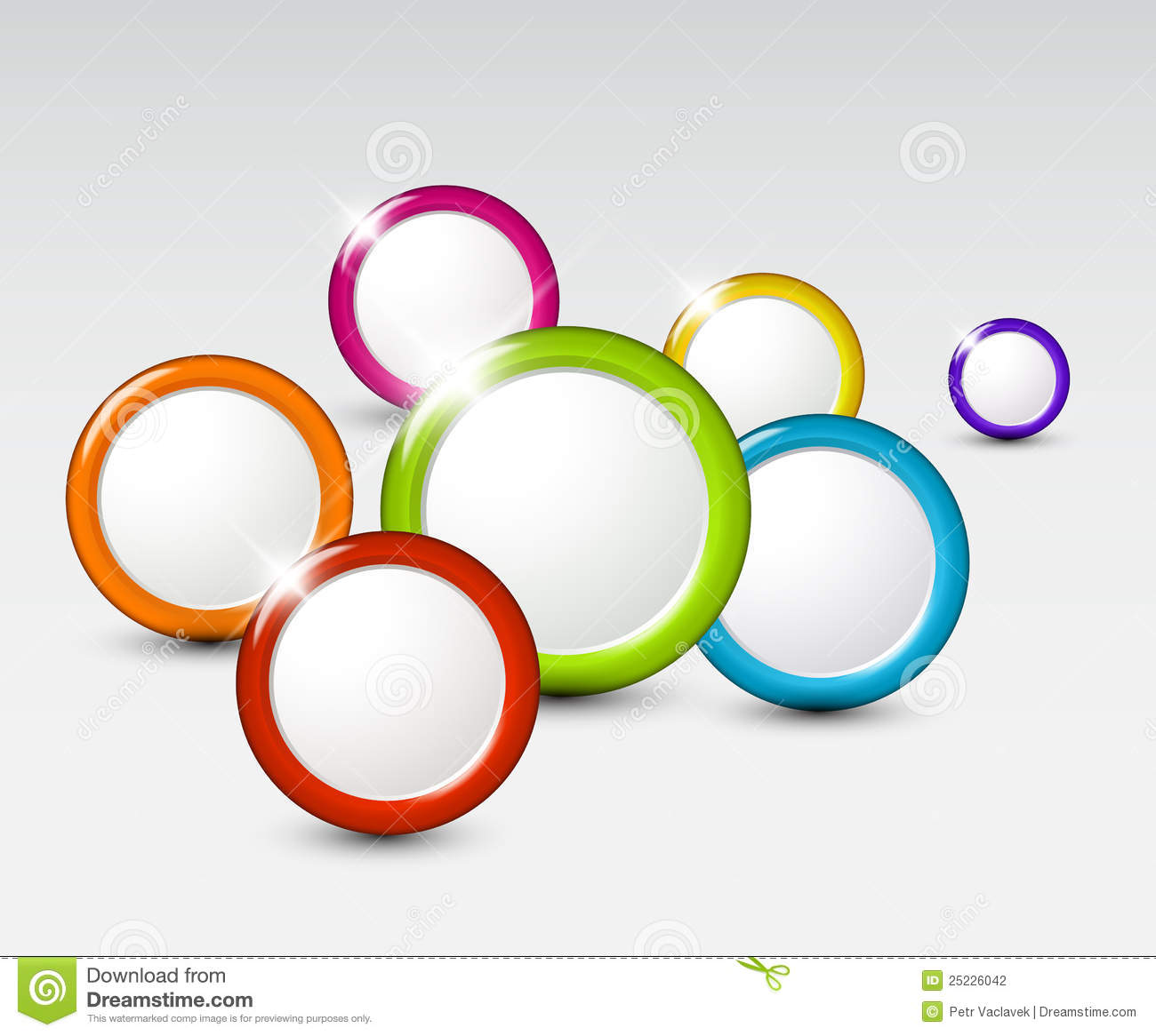 Abstract Circles Vector