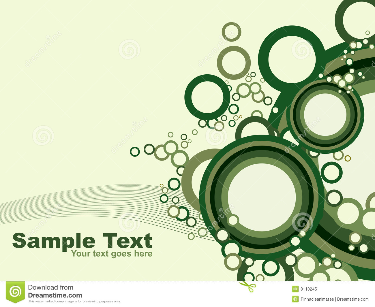 Abstract Circles Vector