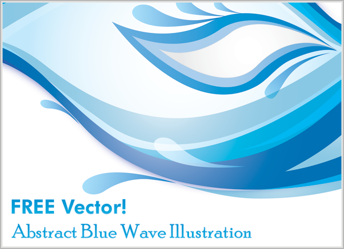 Abstract Waves Vector Graphic