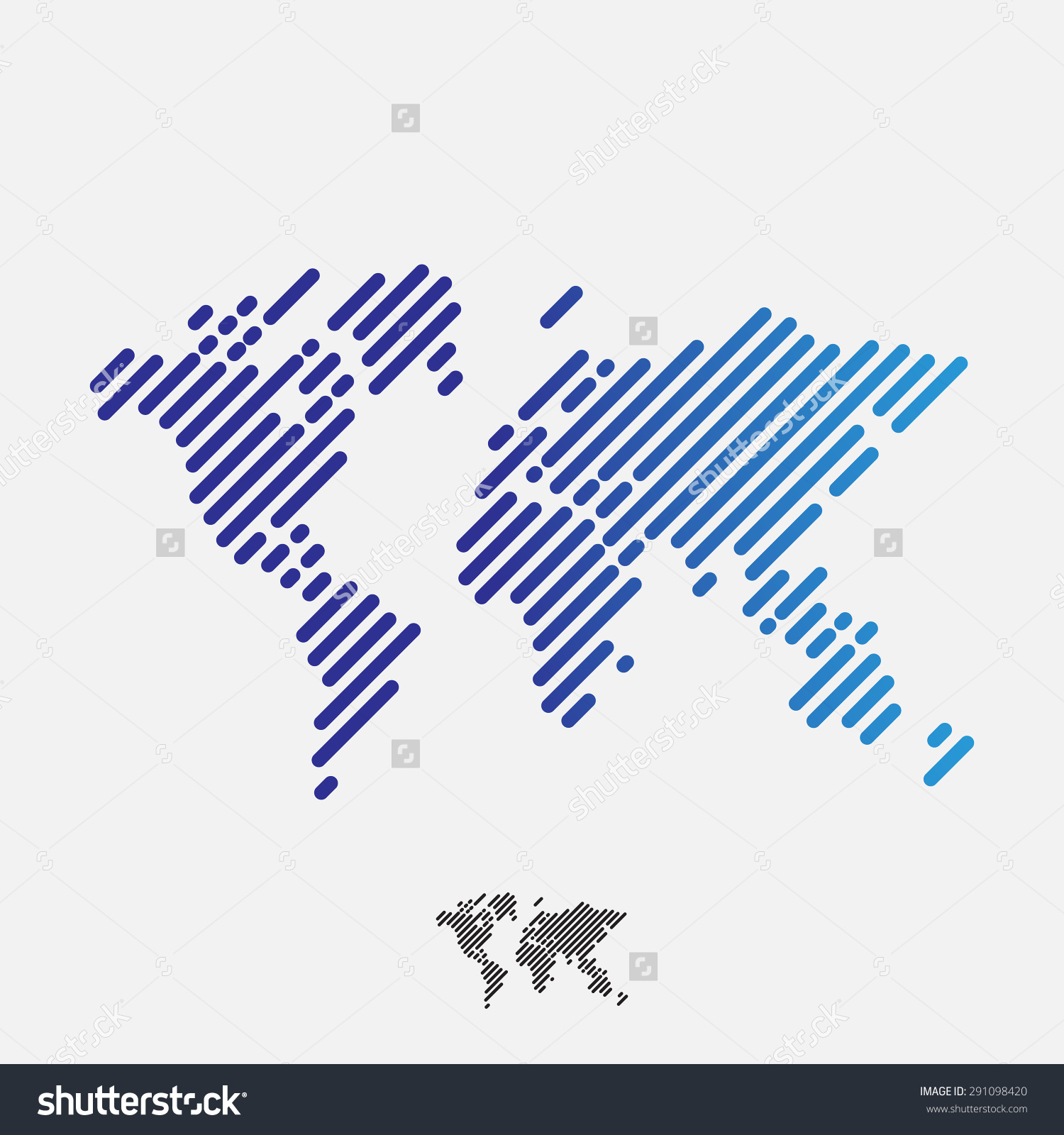 Abstract World Map