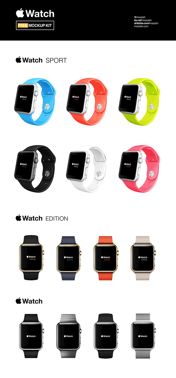 Apple Watch Mockups