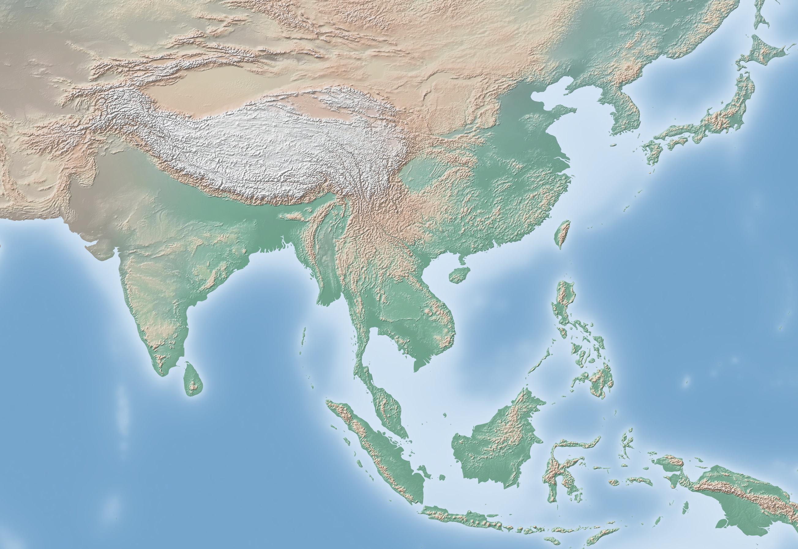 Asia Vector Map