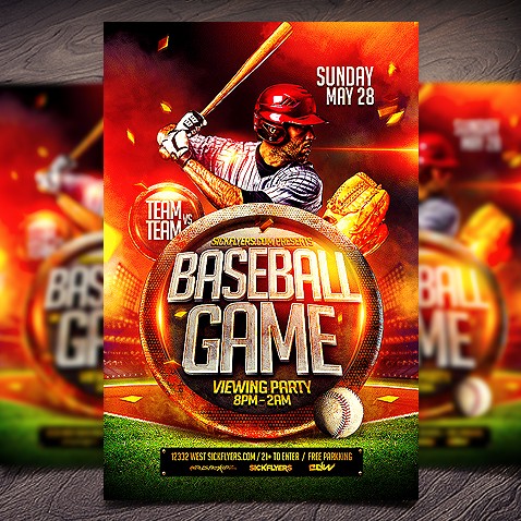 Baseball Flyer Template