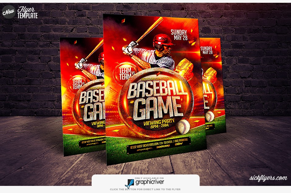Baseball Flyer Template Baseball Flyer Template