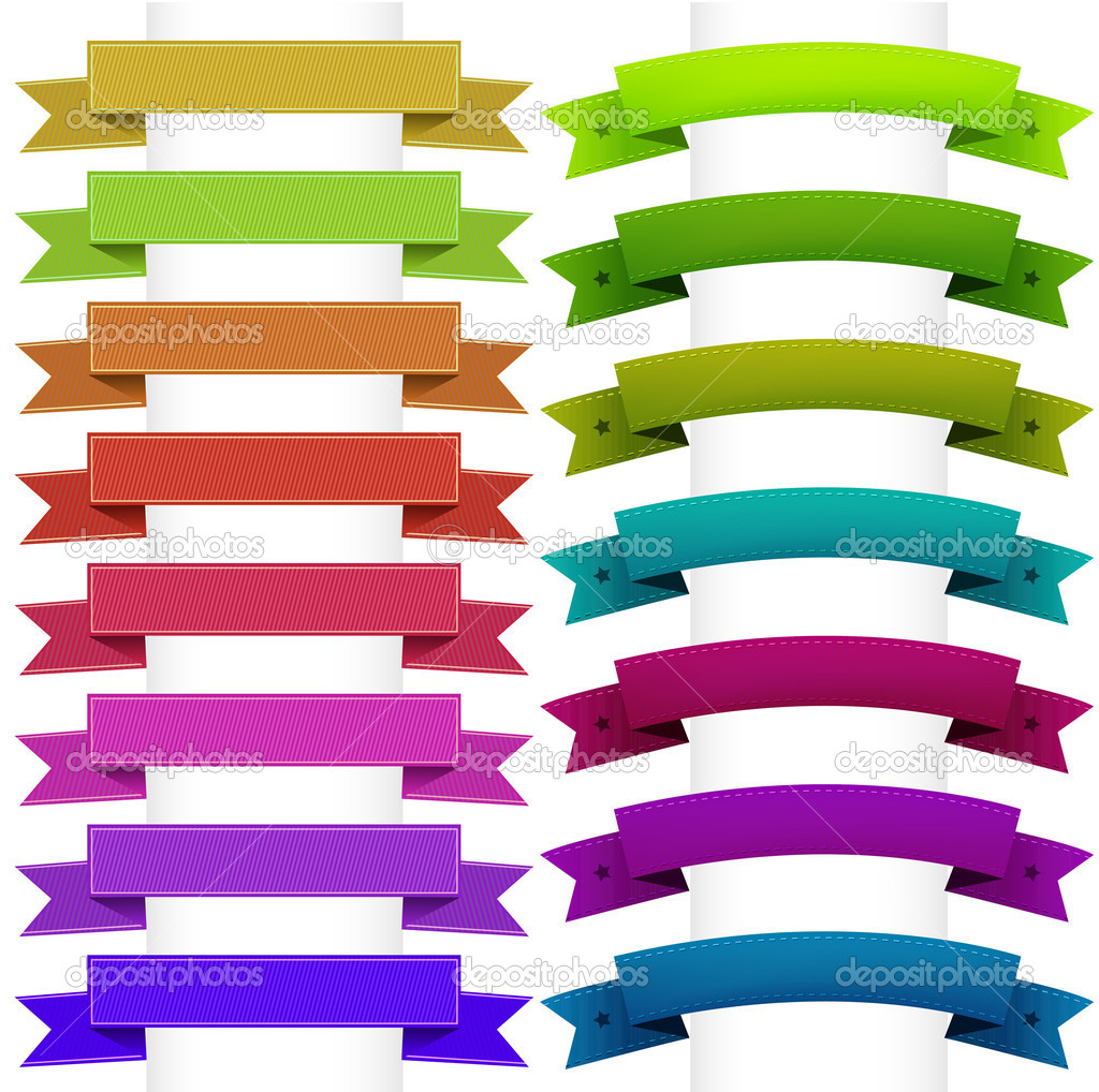 Beautiful Ribbon Banner Vector