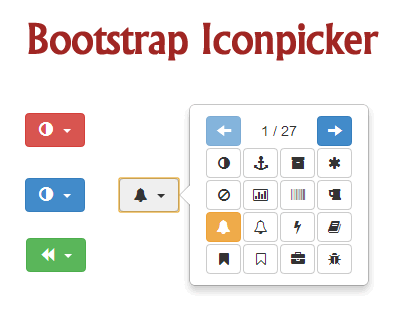 Bootstrap Icon Picker