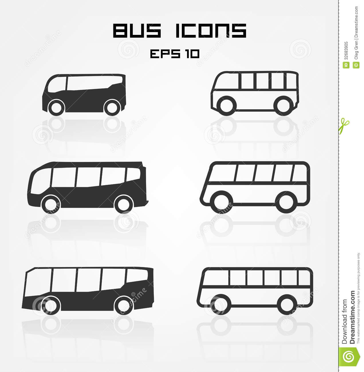 Bus Icon Vector