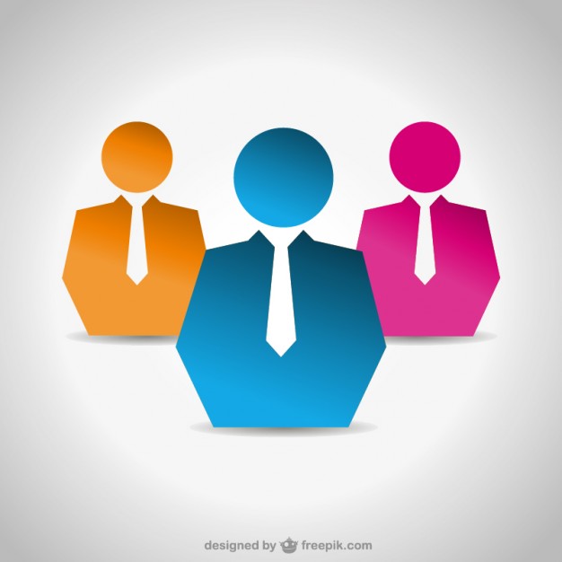 Business People Icons Vector