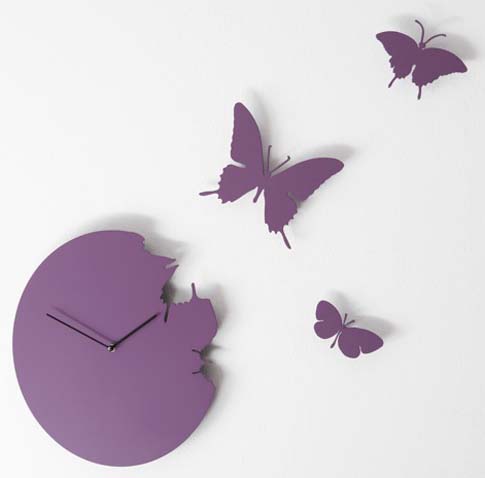 Butterfly Wall Clock