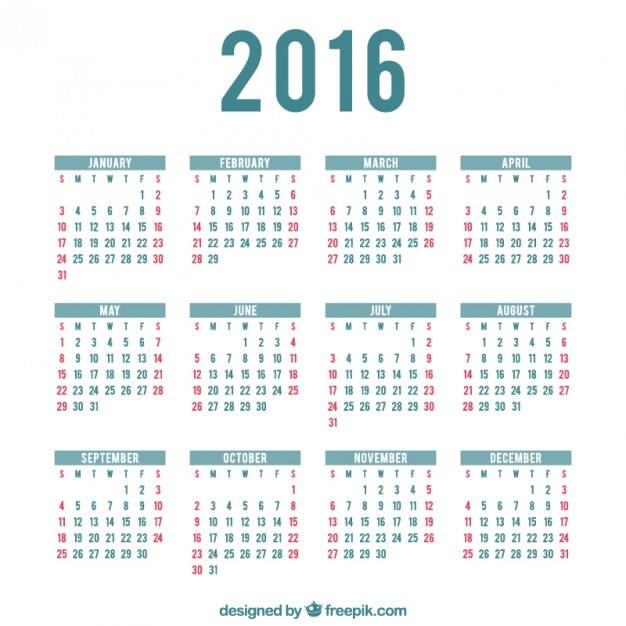 10 2016 Calendar Template PSD Images