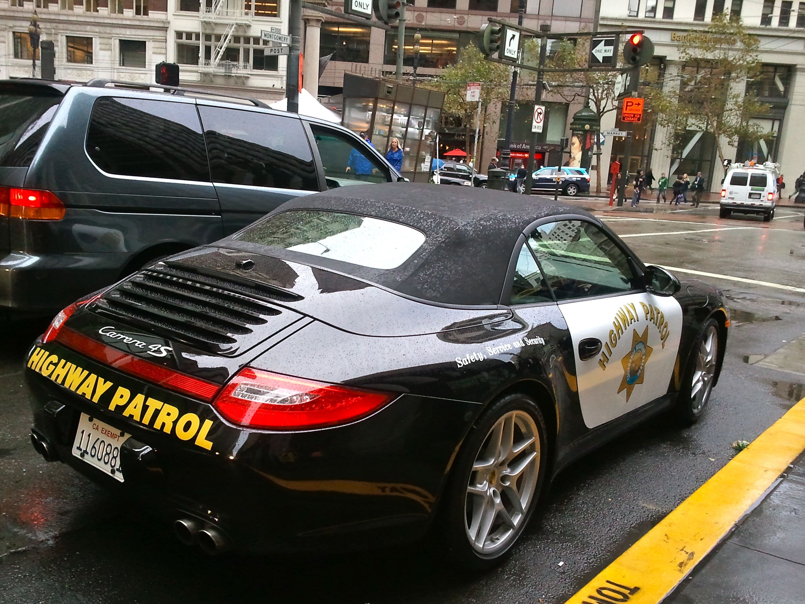 California Highway Patrol Porsche