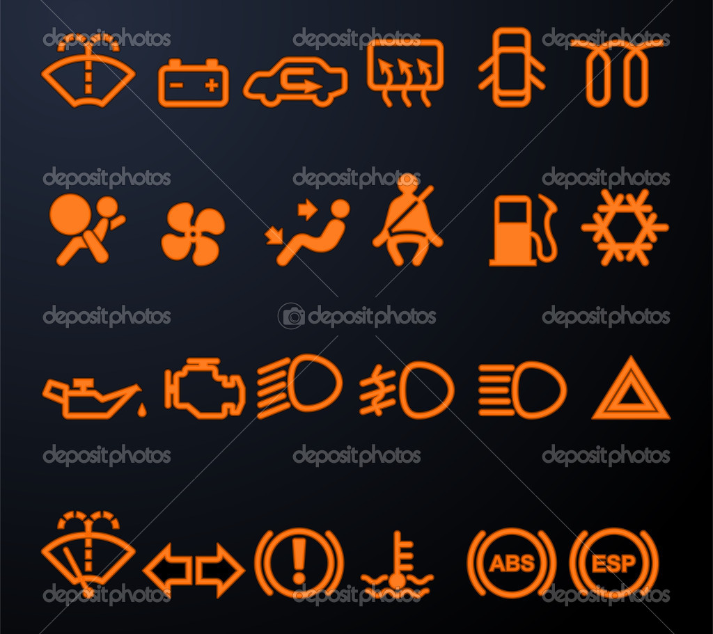 Car Dashboard Warning Icon