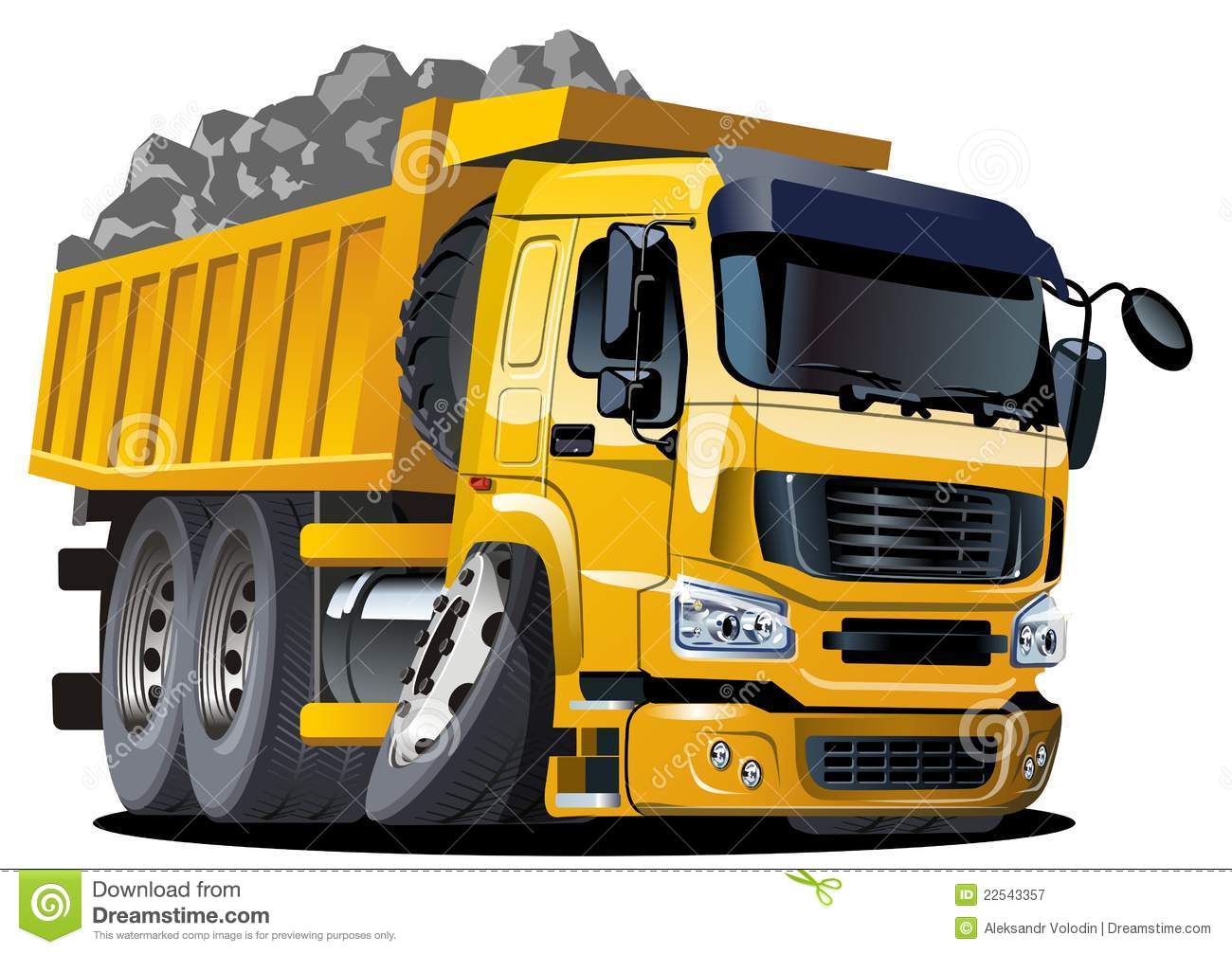 Cartoon Dump Truck