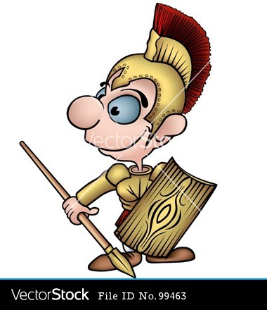 Cartoon Roman Soldier