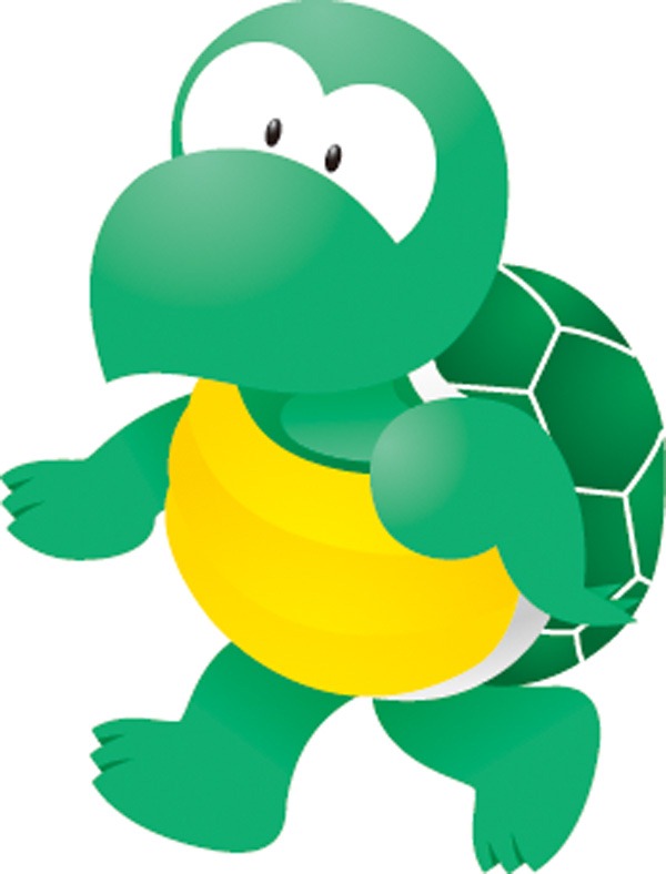 Cartoon Sea Turtle