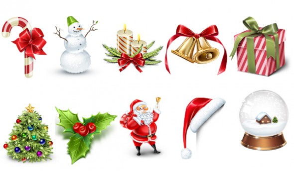 Christmas Icons PSD Christmas Icons PSD