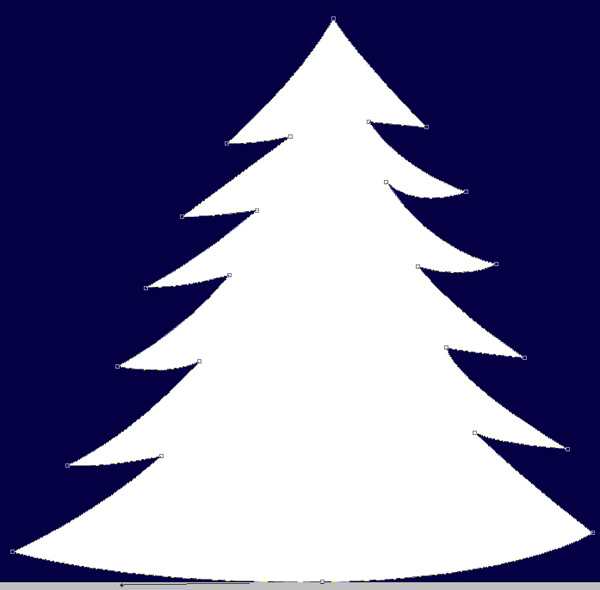 Christmas Tree Shapes Photoshop