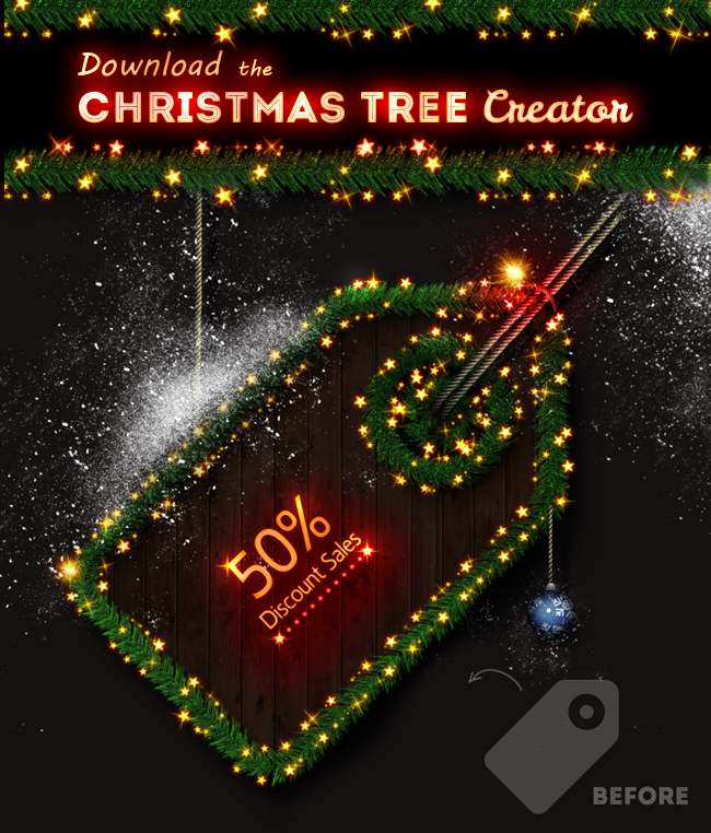 Christmas Tree Tutorial Photoshop