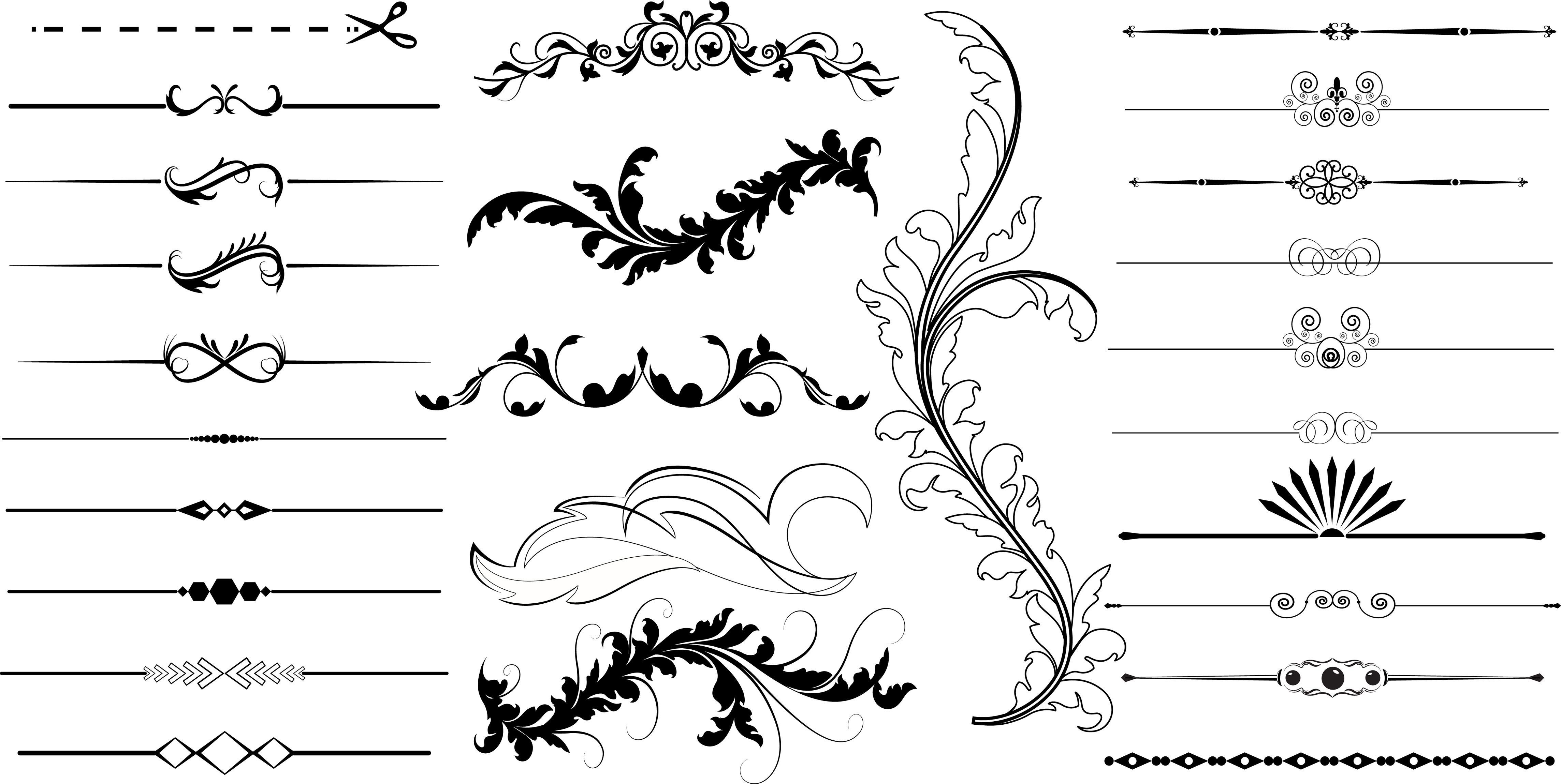 Clip Art Dividers and Flourishes