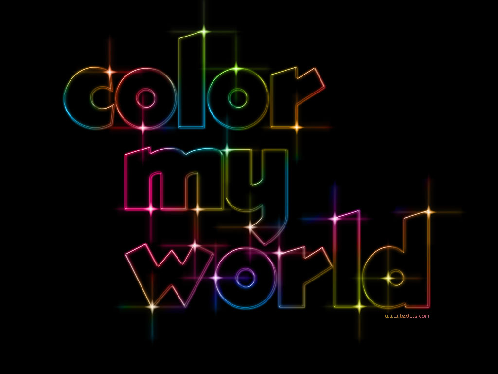 Colorful Light Text Effect