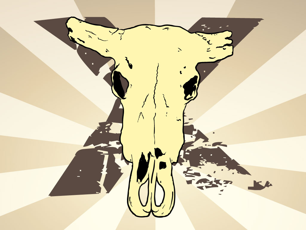 Cow Skull Vector Art