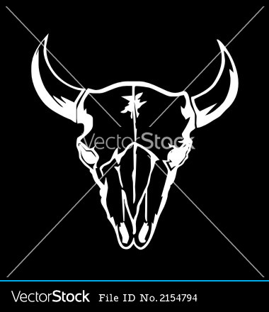 Cow Skull Vector Art