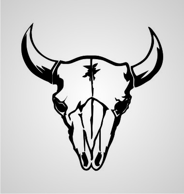 Cow Skull Vector Art