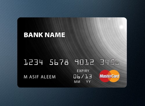 Credit Card Design Template