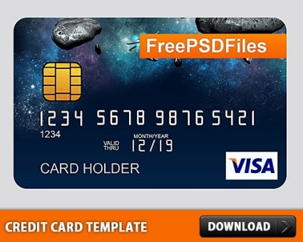 Credit Card Templates Free