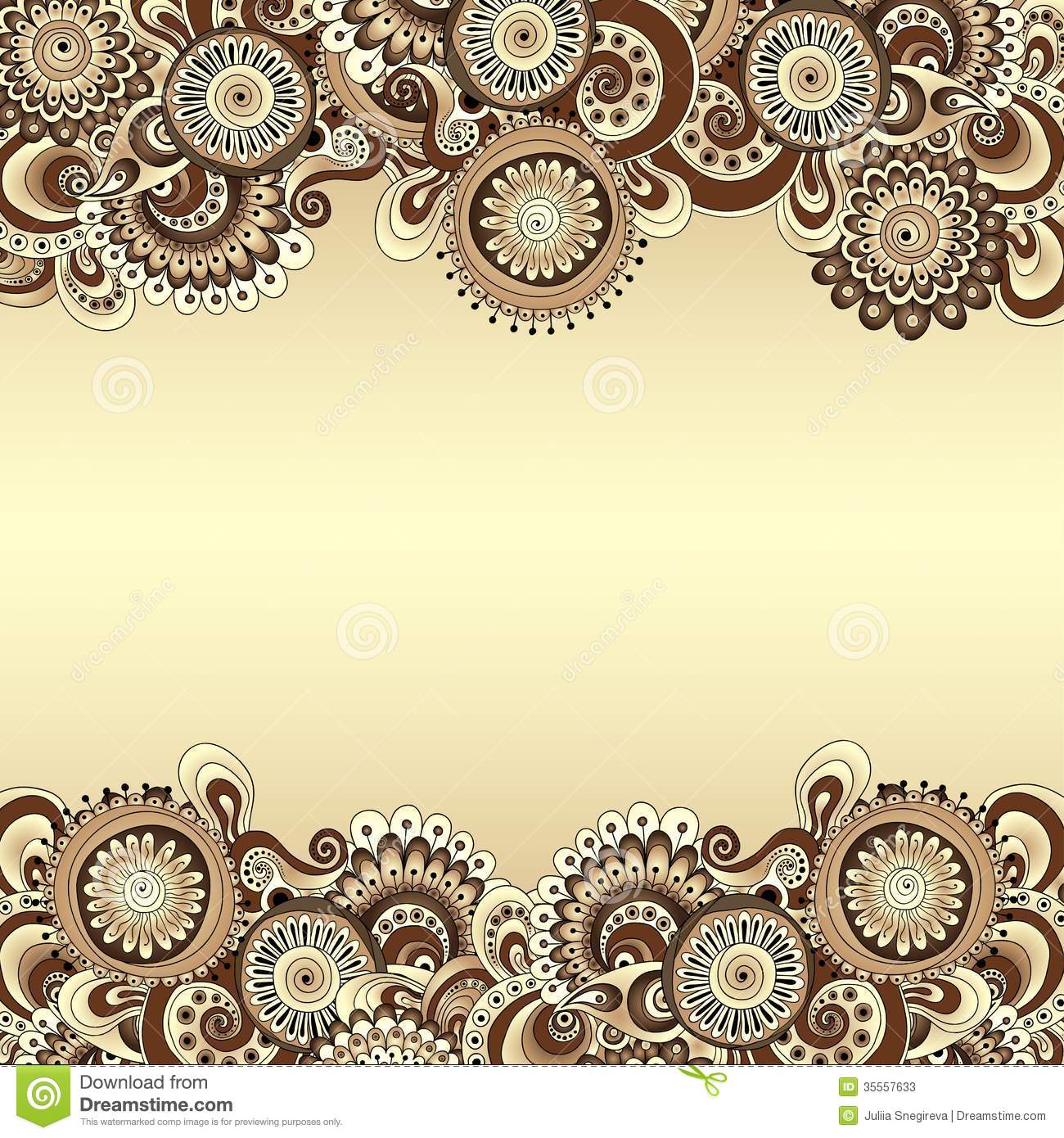 Decorative Floral Frames Vector