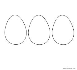 Easter Egg Pattern Template
