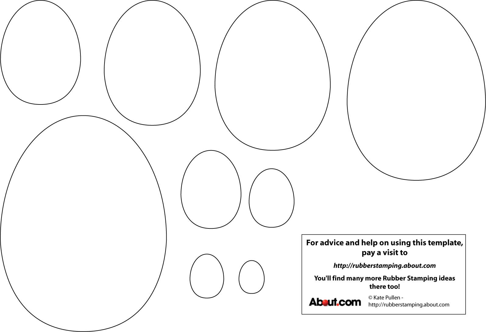 Easter Egg Template Printable